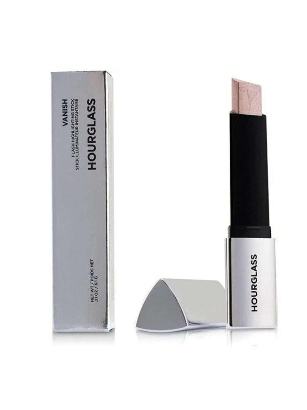 Hourglass Vanish Flash Highlighting Stick Rose Gold Flash 0.16oz - New